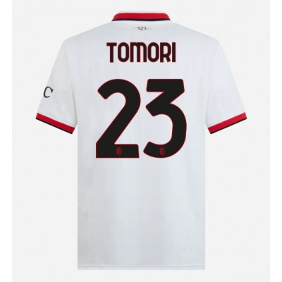 Moški Nogometni dresi AC Milan Fikayo Tomori #23 Gostujoči 2024-25 Kratek Rokav Moški Nogometni dresi AC Milan Fikayo Tomori #23 Gostujoči 2024-25 Kratek Rokav